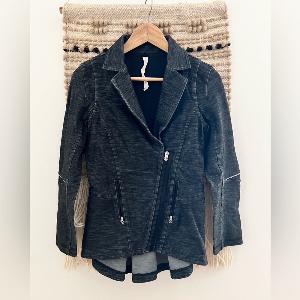 Lululemon Athletica Charcoal Gray Blazer